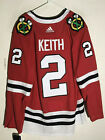 adidas Authentic Adizero NHL Jersey Chicago Blackhawks Duncan Keith Red sz 54