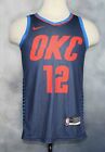 Nike Oklahoma City Thunder Stephen Adams Navy Swingman NBA Statement Jersey Med