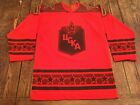UCKA Russian Hockey mens M medium 11 jersey Soviet Union Moscow NAPNOHOB rare
