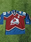 Vintage Colorado Avalanche Joe Sakic CCM Hockey Stitched Authentic Jersey Large