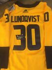 Henrik Lundqvist Signed World Cup Of Hockey Team Sweden Jersey King Hank Rangers