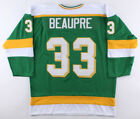 Don Beaupre Signed North Stars Jersey JSA COA Playing career 19801997