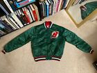 Vintage NHL New Jersey Devils Starter Jacket 90s Throwback Large Green FITS MED