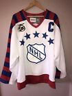 CCM MARIO LEMIEUX PITTSBURGH PENGUINS ALL STAR STITCHED THROWBACK HOCKEY JERSEY