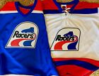 TWO Wayne Gretzky Indianapolis Racers WHA jerseys NWOT large