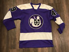 RARE VTG CLEVELAND CRUSADERS World HOCKEY JERSEY WHA Pro Joy Large New Old 49