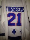 HOCKEY NHL JERSEY QUEBEC NORDIQUES FORSBERG LAFLEUR SAKIC STATSNY SUNDIN