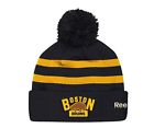 Reebok Mens 2016 NHL Winter Classic Boston Bruins Black  Gold Pom Knit Hat 