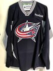 Reebok Practice NHL Jersey Columbus Blue Jackets Team Navy sz S