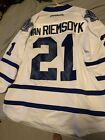 Autographed Toronto Maple leafs jersey Van riemsdyk Size L