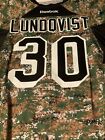 New York Rangers Henrik Lundqvist Military Camo Warm Up Jersey