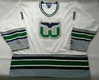 Og Starter XXL Vintage Rare 90s Hartford Whalers 1 BURKE Home White Jersey