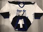 Authentic CCM Tampa Bay Lightning AWAY White NHL Hockey Jersey AIRKNIT Sz 48