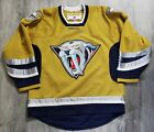 Nashville Predators KOHO Mustard Saber Cat Alternate Third Jersey Size L EUC