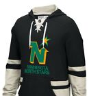 MINNESOTA NORTH STARS Hockey Sweatshirt Hoodie Men Small Skate Lace Jersey Wild