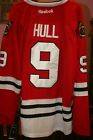 Chicago Blackhawks 9 Bobby Hull REEBOK NHL Center Ice Collection Jersey Size 54