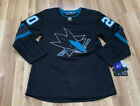 NEW ADIDAS PRO AUTHENTIC SAN JOSE SHARKS MARCUS SORENSEN BLACK STEALTH JERSEY 44