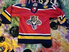 Vtg CCM NHL Florida Panthers Hockey Jersey Youth Sz L XL