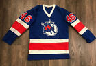 1970s Birmingham Bulls Toronto Toros WORLD HOCKEY WHA JERSEY RARE Sz MED New 46