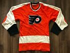 VTG 1970s PHILADELPHIA FLYERS JERSEY Bauer Hockey Mens M Sweater Sand Knit RARE
