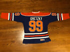 Wayne Gretzky Blue Oilers Replica Jersey