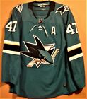 SAN JOSE SHARKS 47 SULLIVAN NHL TEAL ALTERNATE CAPTAINS JERSEY