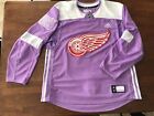 Detroit Red Wings Adidas MIC Hockey Fights Cancer Witkowski Warm up Worn Jersey