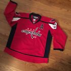 Vintage Reebok Washington Capitals Ovechkin Jersey Size 52 with Fight Strap EUC