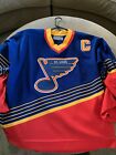 ST LOUIS BLUES WAYNE GRETZKY Vintage CCM Center Ice Collection Jersey SZ 48