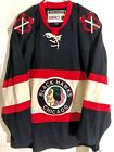 CCM Classic NHL Jersey Chicago Blackhawks Team Black Throwback sz L