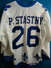 EX COND Pre owned Quebec Nordiques Peter Stastny Replica Jersey Size MEDIUM