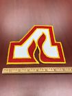 VTG NHL Hockey Atlanta Flames Jersey Patch Crest Large 8 Unused New Old Red Wht