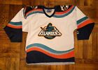 Vintage 1995 New York Islanders Fisherman Starter Jersey L palffy green clark