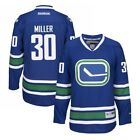 Ryan Miller Reebok Vancouver Canucks Official Home Blue Premier Jersey Mens