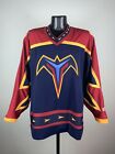 Mens Vintage Throwback CCM Atlanta Thrashers NHL Hockey Jersey Large