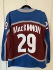 MENS AUTHENTIC FANATICS COLORADO AVALANCHE NATHAN MACKINNON JERSEY SIZE XS