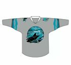 New San Jose Sharks Open Water Jeff McMillan SGA Hockey Jersey Gray Medium M