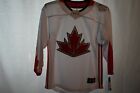 TEAM CANADA Adidas World Cup of Hockey White Jersey Youth Large XL NWT