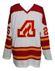 Any Name Number Size Atlanta Flames Retro Hockey Jersey New White Plett