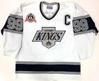 WAYNE GRETZKY 1993 STANLEY CUP AUTHENTIC CCM WHITE LOS ANGELES KINGS JERSEY 48
