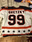 WAYNE GRETZKY 1991 NHL ALL STAR GAME MASKA CCM AUTHENTIC HOCKEY JERSEY 52