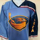 Atlanta Thrashers Mikko Lehtonen Womens Hockey Jersey Blue V Neck 32 NHL XL