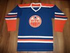 VINTAGE RARE EDMONTON OILERS WHA HOCKEY JERSEY FROM THE ERA HEAVY KNIT SIZE 44