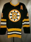 Bobby Orr Boston Bruins Black 1975 76 Bicentennial Throwback CCM NHL Jersey XL