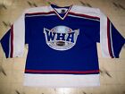 NEW WHA CHARLOTTE HOCKEY JERSEY XL 52 HEAVY ALL SEWN  EMBROIDERED RARE VERSION