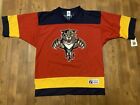 NWT Vintage 90s Florida Panthers Pavel Bure Logo7 Jersey Made In Usa MEDIUM