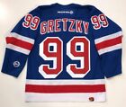 WAYNE GRETZKY 1999 NEW YORK RANGERS KOHO LAST GAME JERSEY SIZE MEDIUM