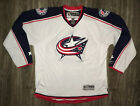 Columbus Blue Jackets White Reebok RBK XXL BLANK Replica Jersey NHL CBL