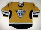 CCM Nashville Predators Alternate Mustard Yellow Cat Jersey Mens XXL