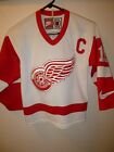 NHL Detroit Red Wings  19 Steve Yzerman Jersey White Boys Youth Large 14 16